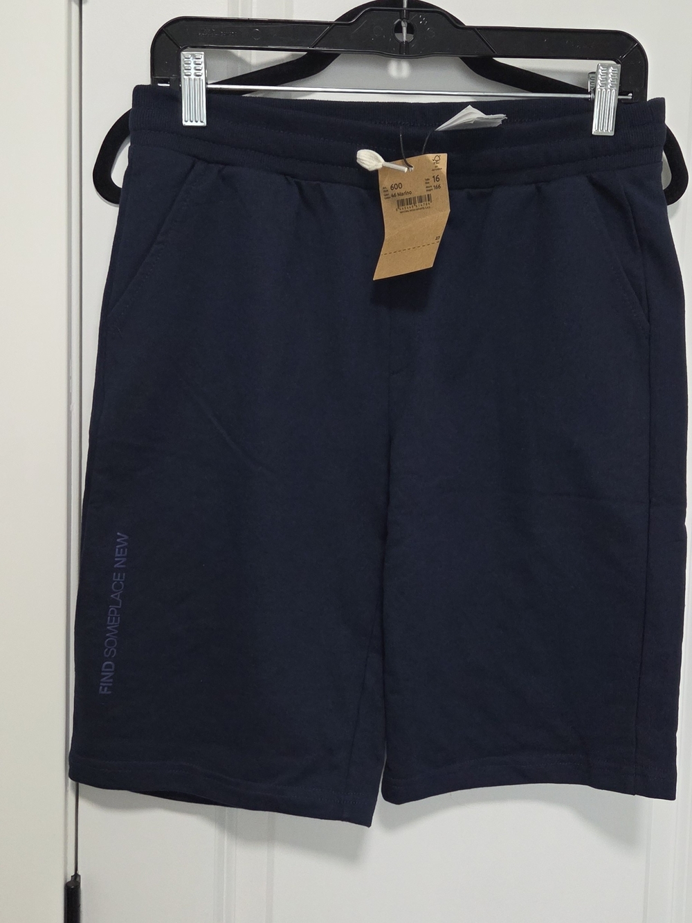 NWT Youth Navy Casual Drawstring Shorts